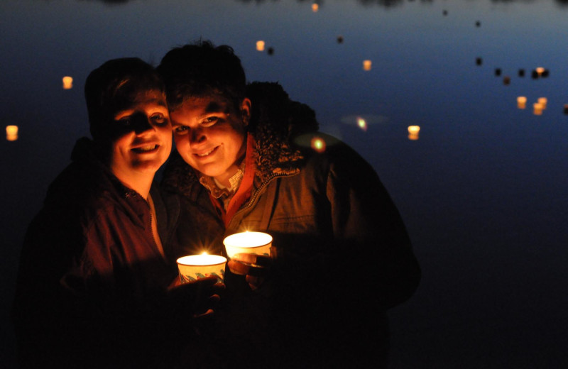 Couple at Delta Lodge.