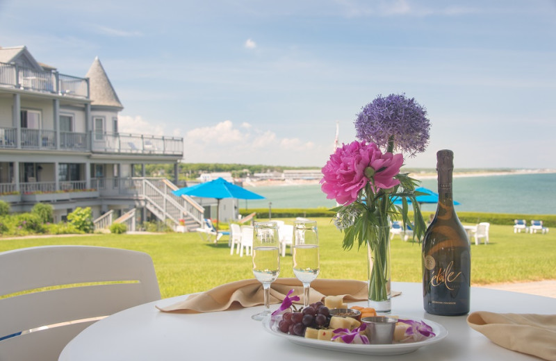 Romantic dining at Beachmere Inn.