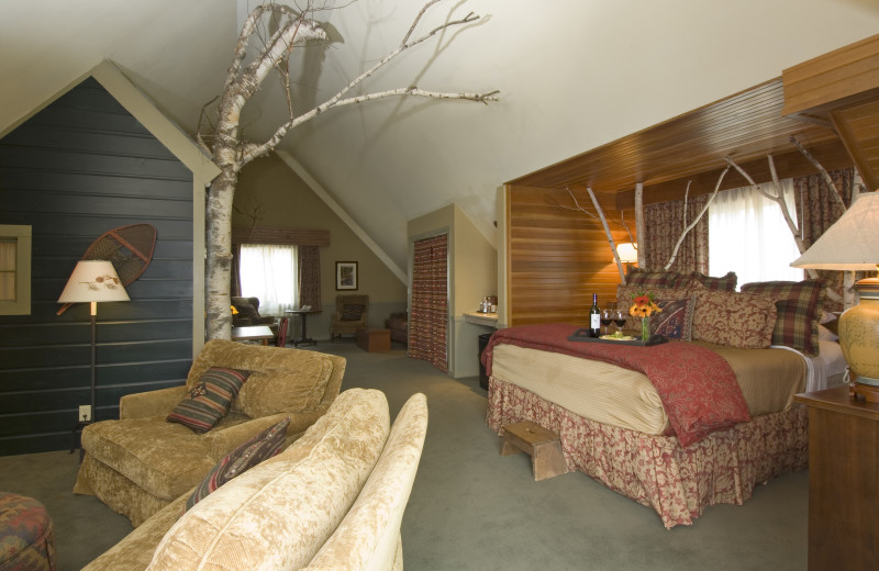 Guest room at Mill Falls at the Lake.