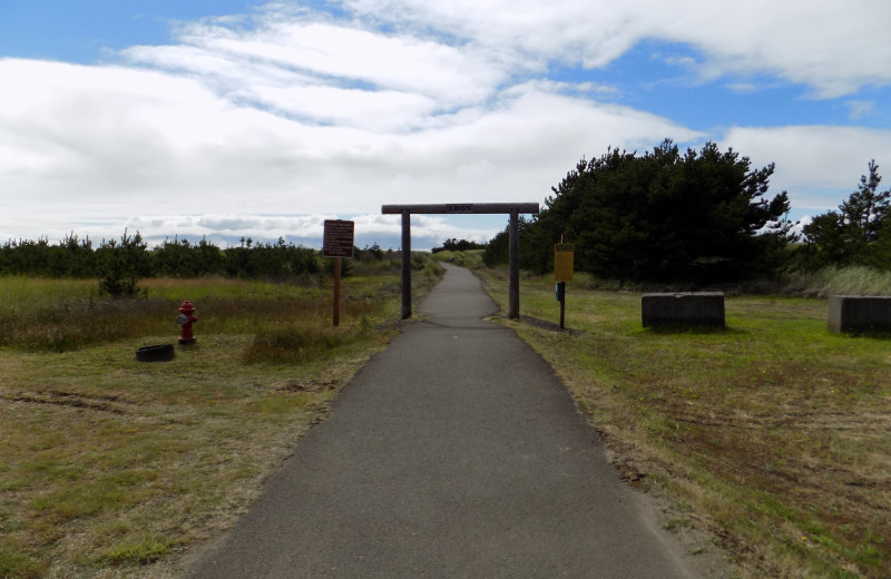 Trail at Chautauqua Lodge.