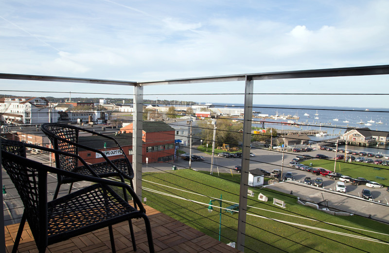 Balcony view at 250 Main Hotel.