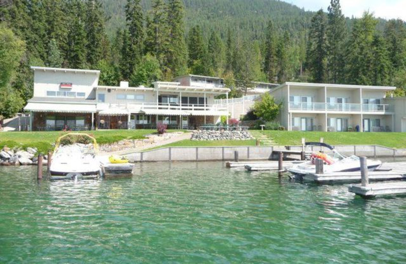 Exterior view of Many Springs Flathead Lake Resort.