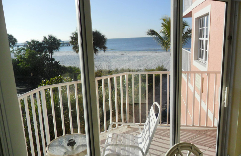 Balcony view at Edison Beach House.