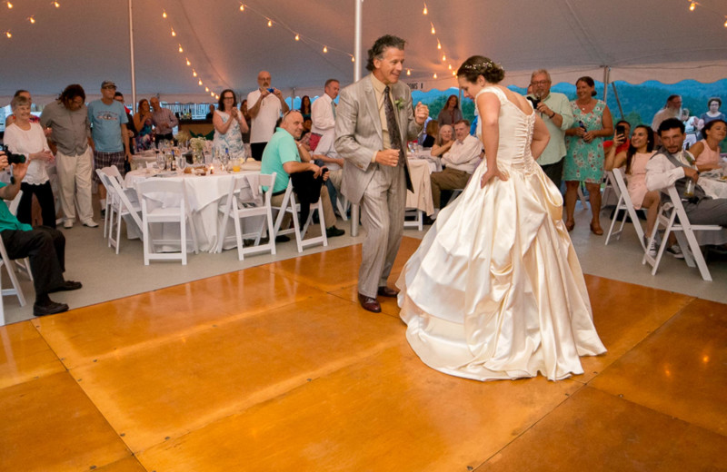 Wedding reception at Owl's Nest Resort & Golf Club.