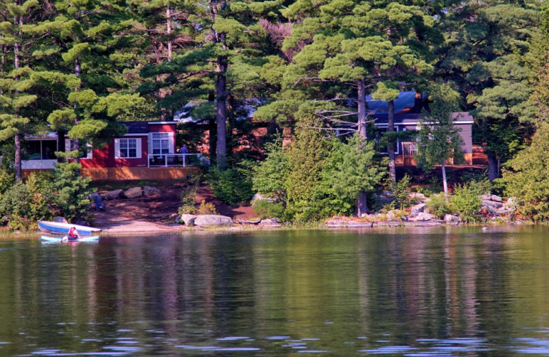 Cabin exterior at Great Blue Resorts- Bonnie Lake Resort.