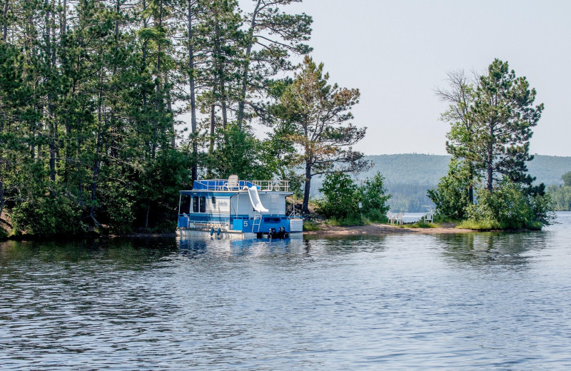 Houseboat exterior at Timber Bay Lodge & Houseboats.