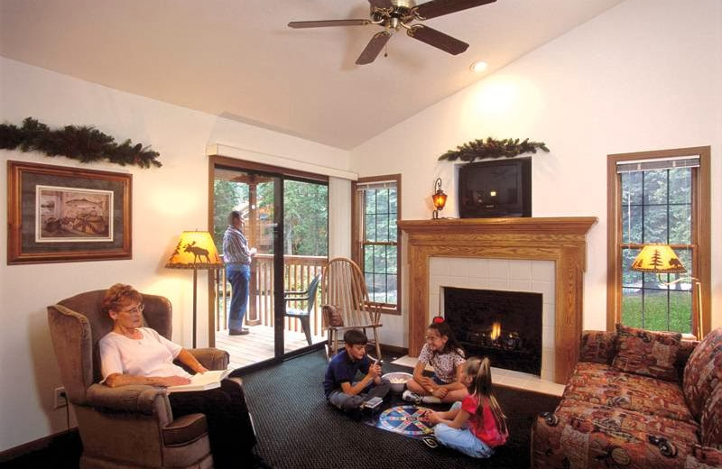 Guest living room at The Evergreens On Fall River.