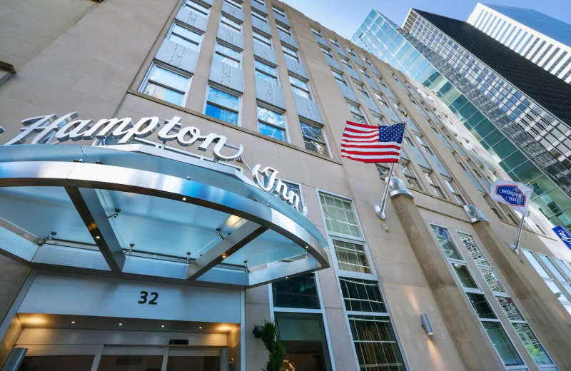 Exterior view of Hampton Inn Manhattan/Downtown-Financial District.