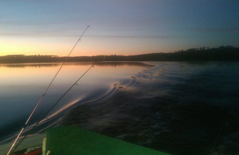Fishing at Solbakken Resort.