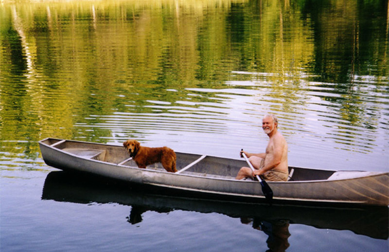 Canoeing at Blue Jay Farm