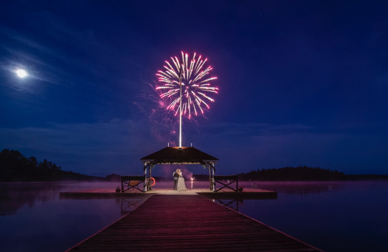 Fireworks at Severn Lodge.