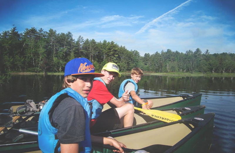 Canoeing at Timberlock.