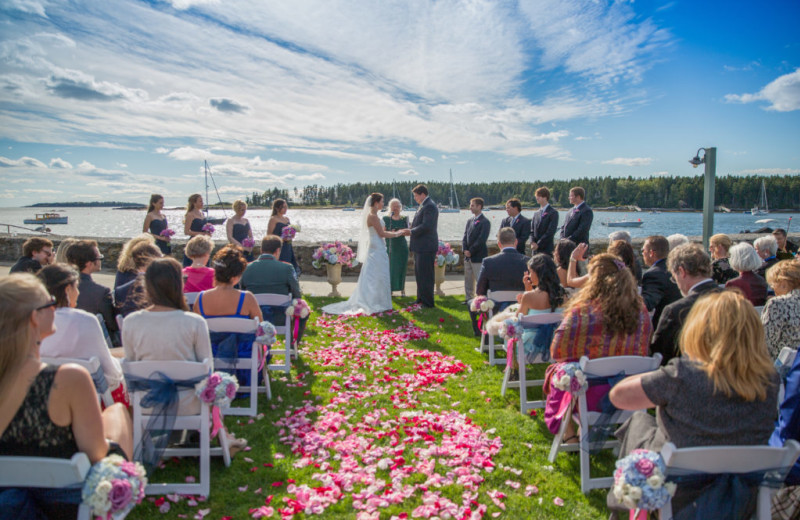 Wedding at Sebasco Harbor Resort.