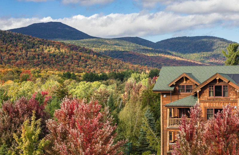 Fall view at The Whiteface Lodge.