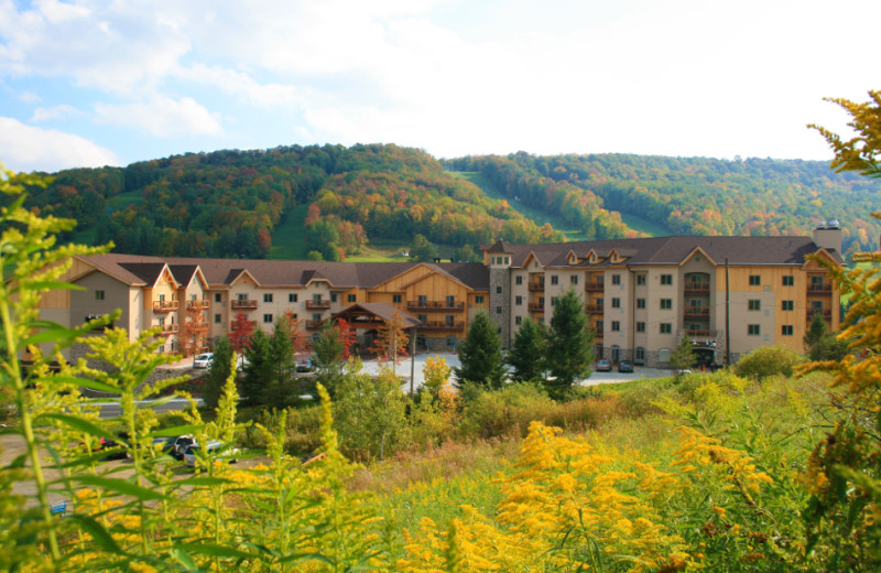 Exterior view of Holiday Valley Resort.