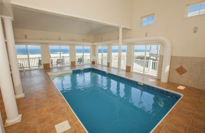 Rental indoor pool at Sandbridge Realty.