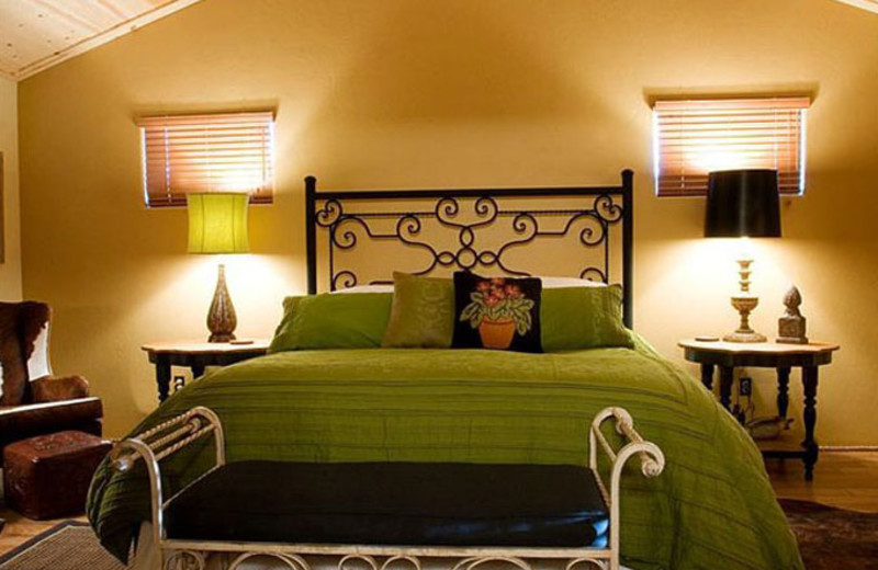 Guest room at Price Canyon Ranch.