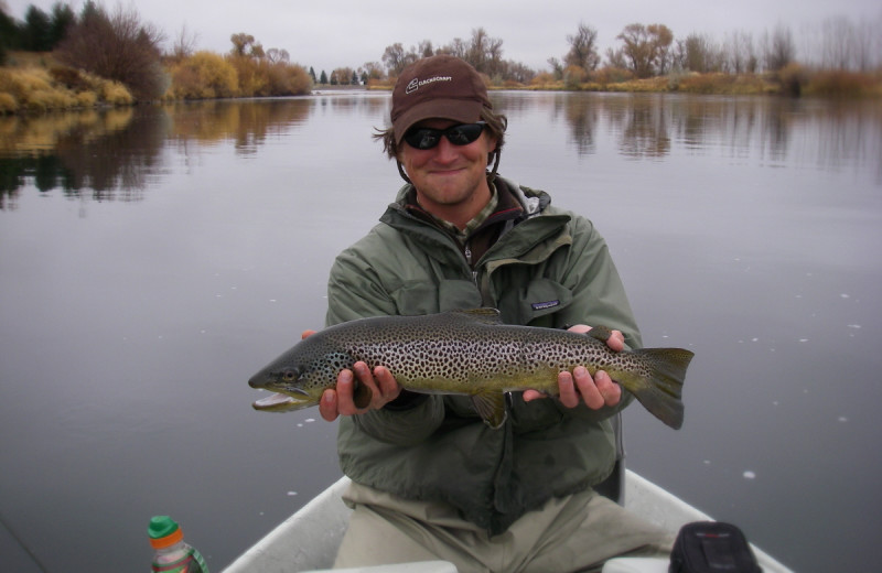 Fishing at Galloup's Slide Inn.