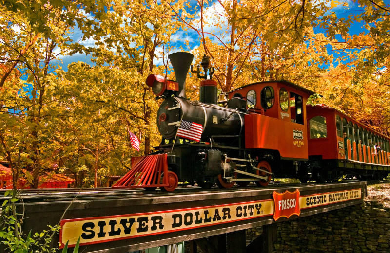 Train near Westgate Branson Woods Resort.