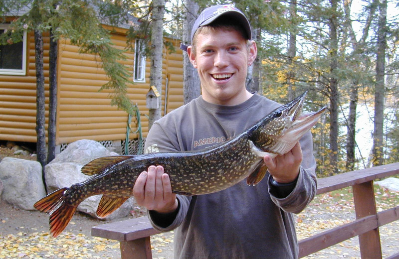 Fishing at YMCA Camp Northern Lights.