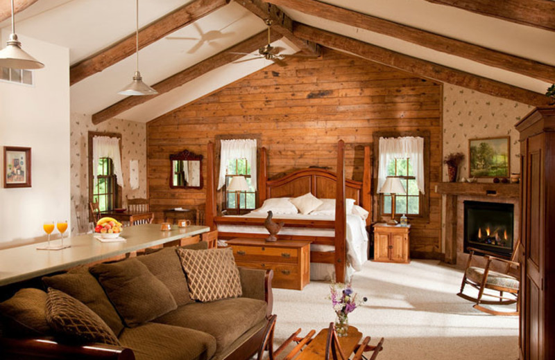 Guest room at Chanticleer Guest House.