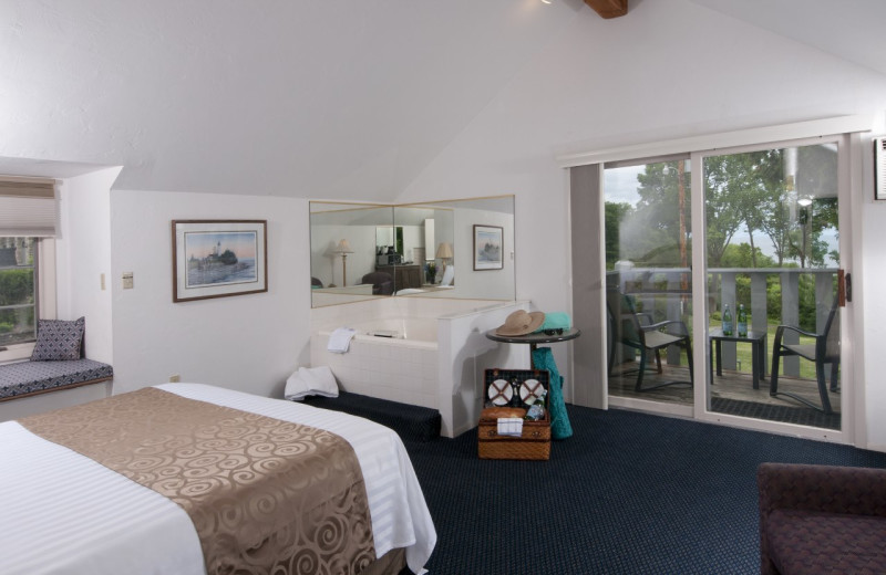 Guest room at Country House Resort.