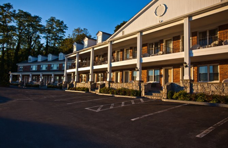 Exterior view of Inn on the Hudson.