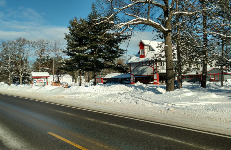 Exterior view of Alpine Country Inn.