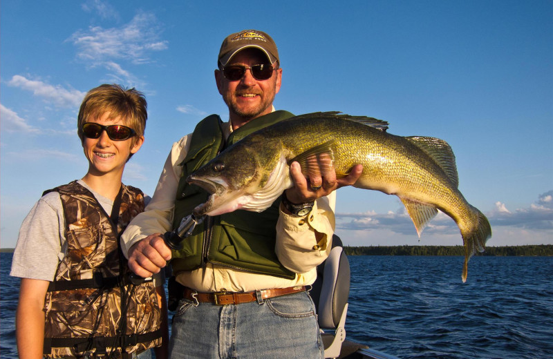 Fishing at Manotak Lodge