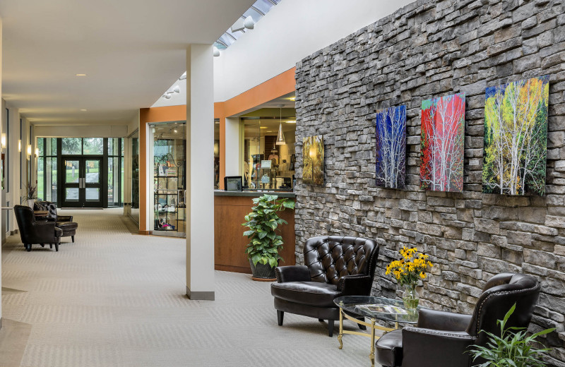 Spa lobby at Cranwell Spa & Golf Resort.