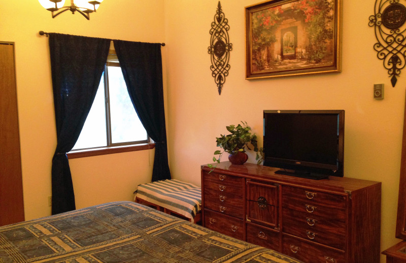 Rental bedroom at Resort Properties of Angel Fire.