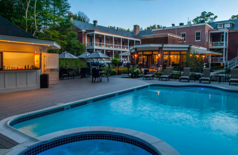 Outdoor pool at Inn at Diamond Cove.