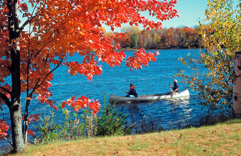 Canoeing at Northland Lodge.