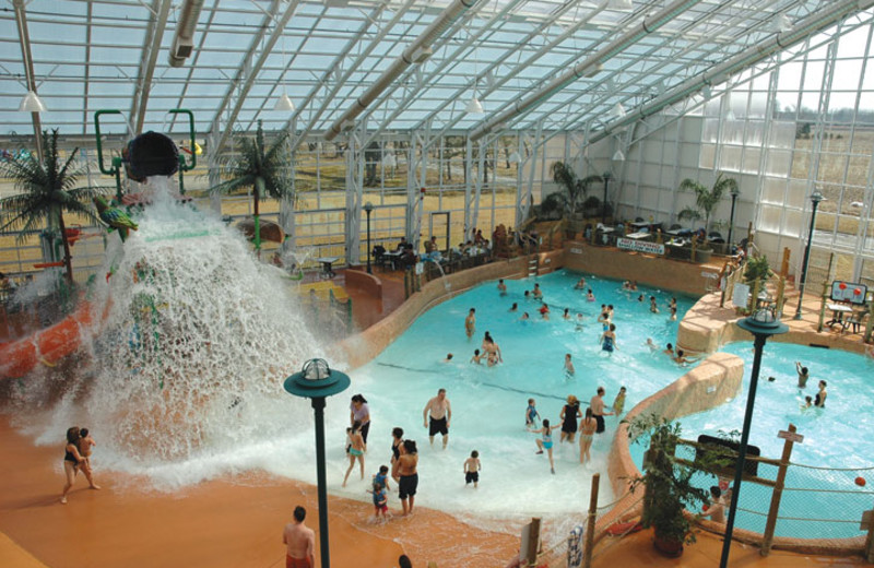 Aerial View of Water Park at Americana Conference Resort