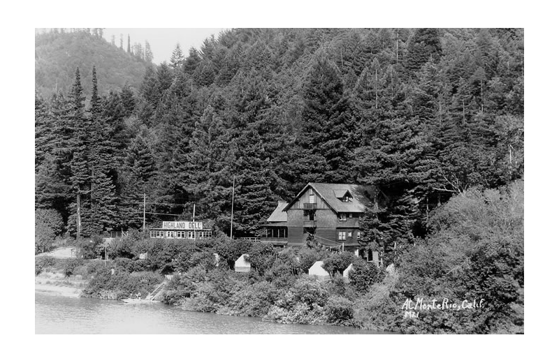 Historic photo of Highland Dell Lodge.