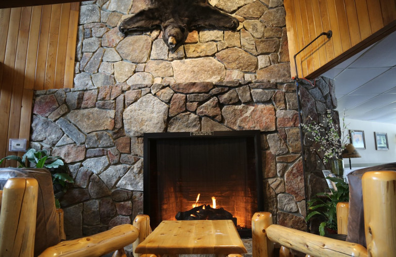 Lobby at Black Bear Lodge.