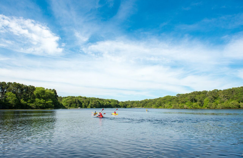 Kayaking at Ocean Edge Resort & Club on Cape Cod.