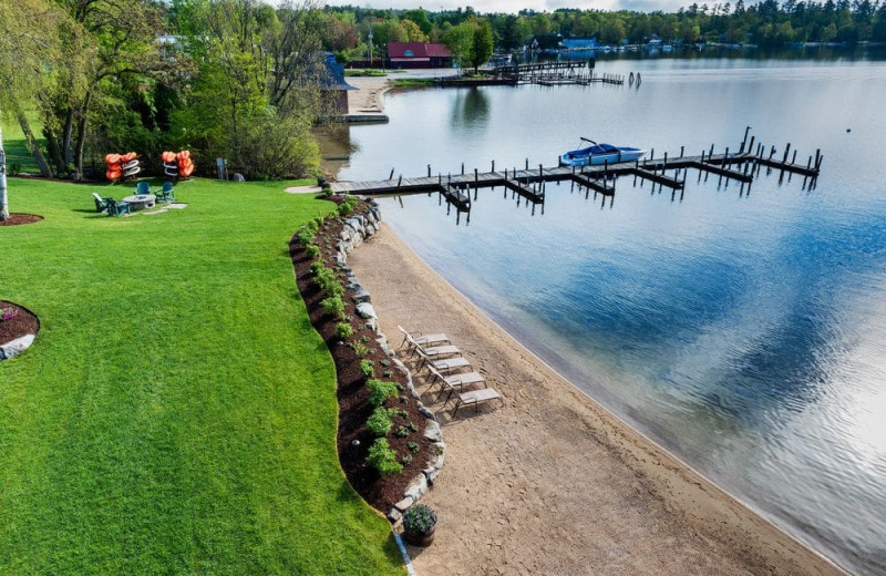 Beach at Center Harbor Inn.