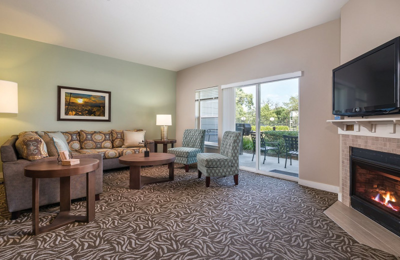 Guest room at WorldMark Windsor.