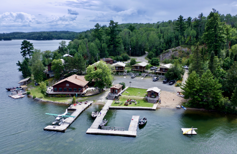 Aerial view of True North Outposts.