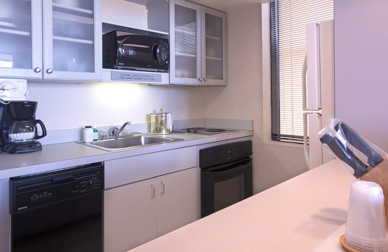 Guest kitchen at Four Sails Resort.