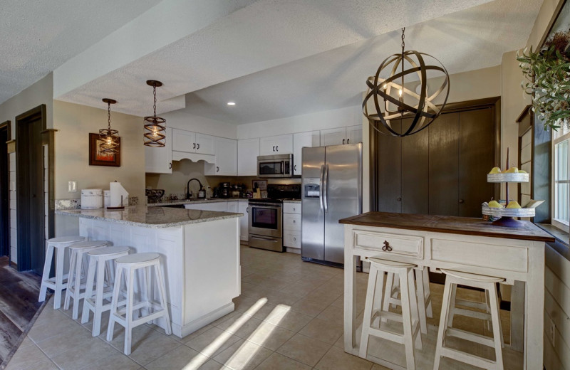 Rental kitchen at Eden Crest Vacation Rentals, Inc.