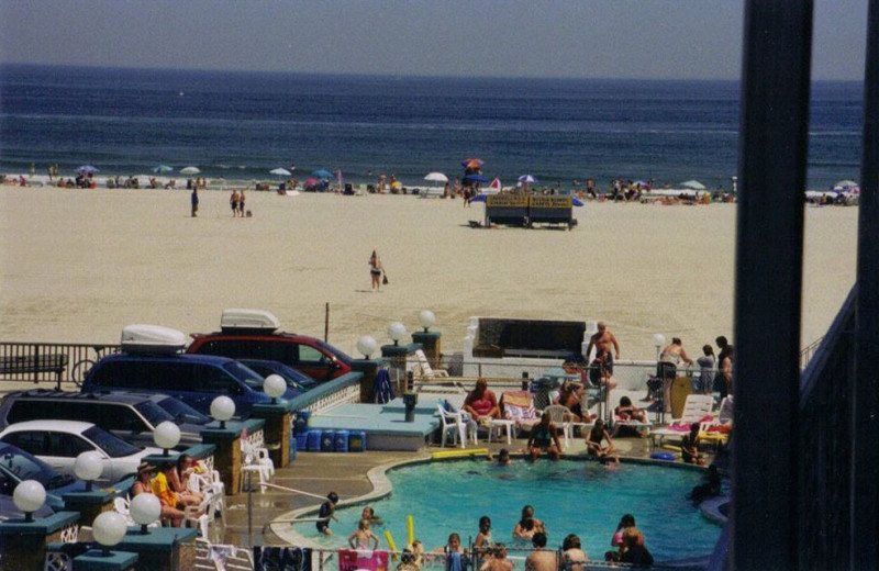 Beach view at Monterey Resort.