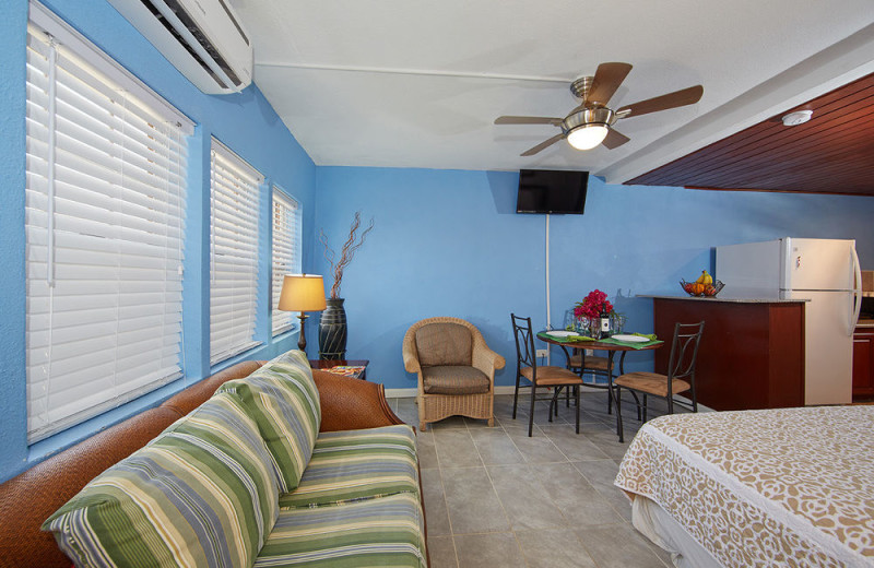 Rental interior at Paradise Cove Resort.