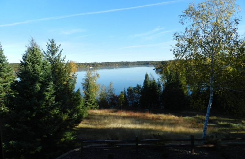 Lake view at Schatzi's 4 Seasons Resort.