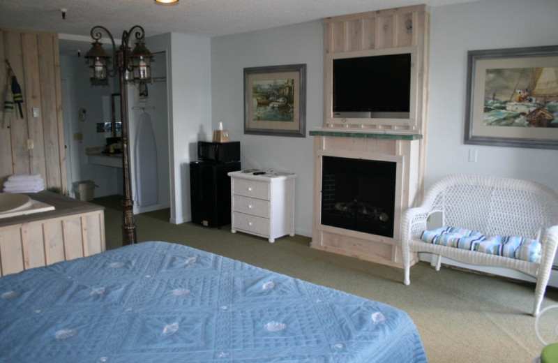 Guest room at Vacationland Inn.