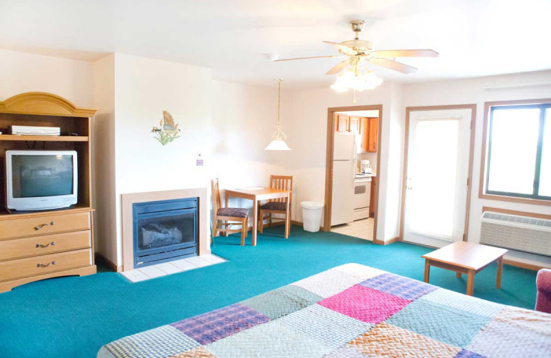 Guest room at Indian Point.