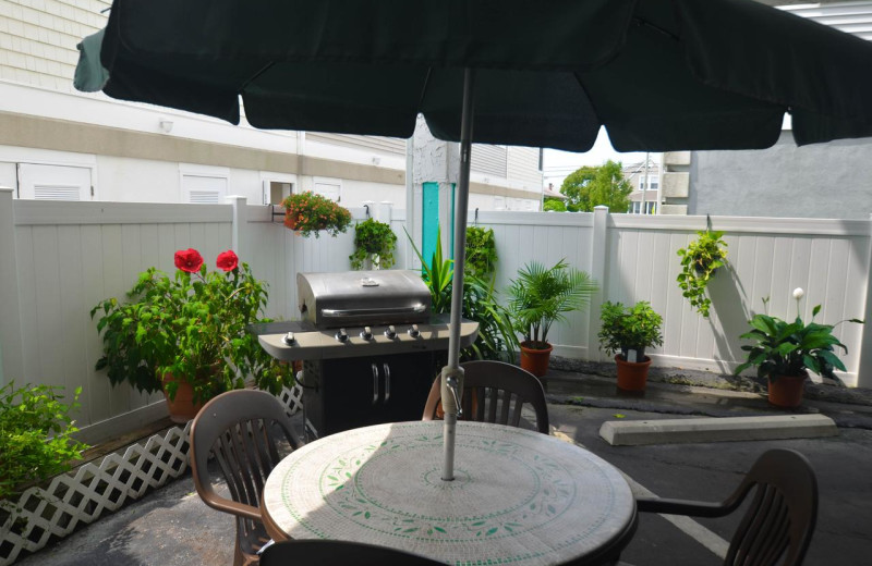 Patio at Sea Scape Inn.