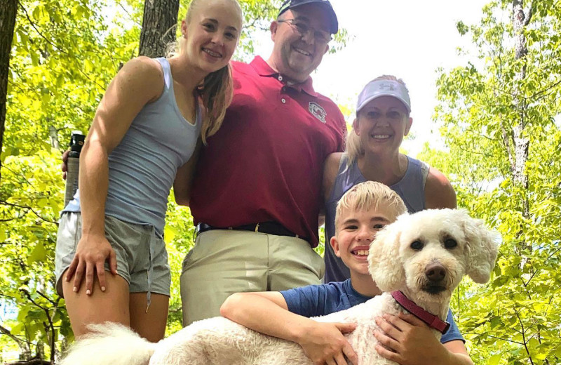 Pets welcome at Little Valley Mountain Resort.