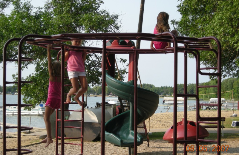 Playground at Eden Acres Resort.